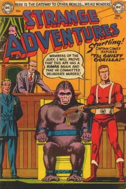 Strange Adventures 39 - Judge - Captain Comet - Guilty Gorilla - Weird Wonders - Bailiff