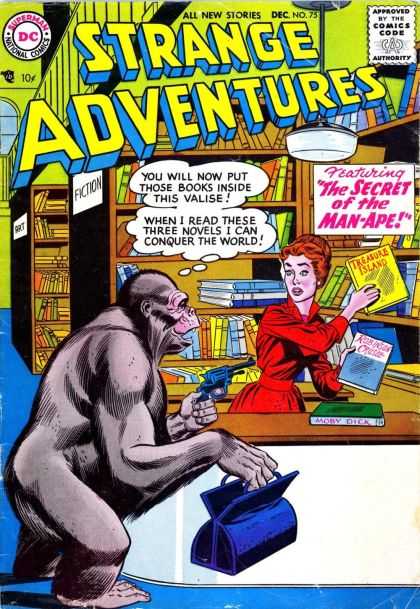 Strange Adventures 75 - The Secret Of The Man-ape - Treasure Island - Fiction - All New Stories - Dec No75