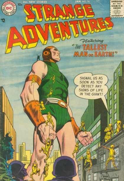 Strange Adventures 76 - Tallest Man On Earth - Girant - City - Army - Soldiers