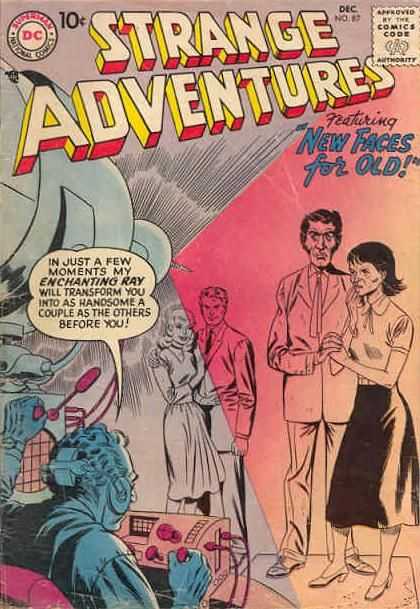 Strange Adventures 87 - New Faces For Old - Enchanting Ray - Couple - Scientist - No 87