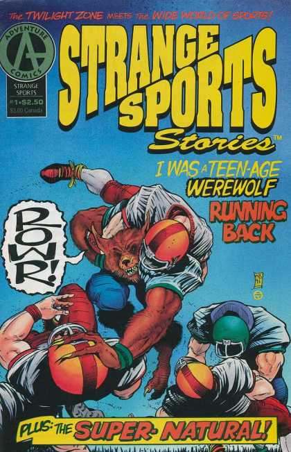 Strange Sports Stories 1 - Adventure Comics - Werewolf - Bronze Age - Supernatural - Football - Nick Cardy