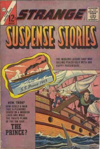 Strange Suspense Stories 66 - Issue 12 - The Modern Luxury Ship - Ss Prince 1963 - Plank - Cruise