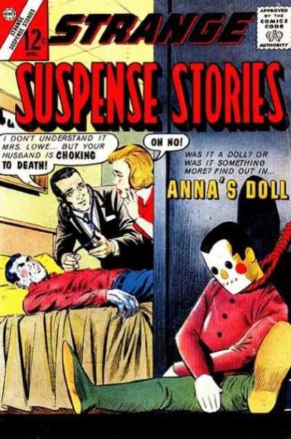 Strange Suspense Stories 69 - Doll With Pain - Doctor Half - Choking To Death - Comeback Doll - Lady Surprise