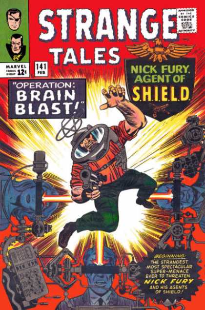 Strange Tales 141 - Nick Fury - Shield - Agents - Super-menace - Operation - Jack Kirby