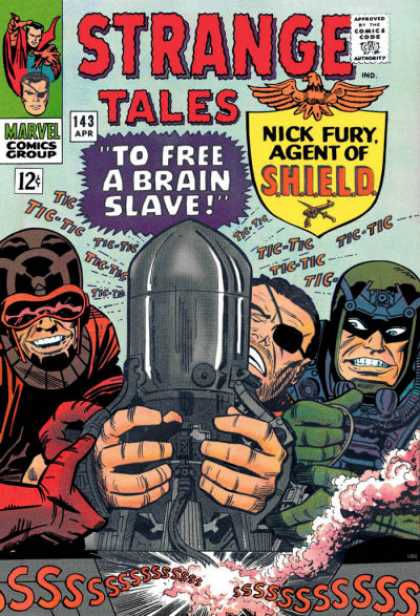 Strange Tales 143 - Shield - Nick Fury - Doctor Strange - To Free A Brain Slave