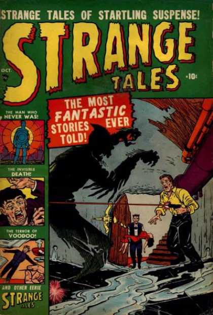 The Man Who Never Was - The Invisible Death - The Terror Of Voodoo - Stairs - Gun - Bret Blevins Strange Tales 3 - The Man Who Never Was - The Invisible Death - The Terror Of Voodoo - Stairs - Gun - Bret Blevins