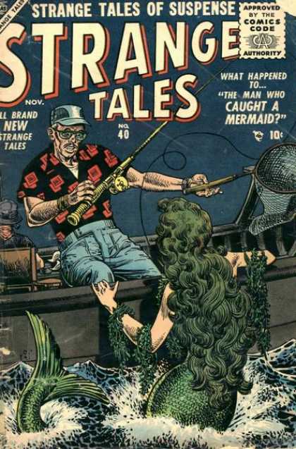 Strange Tales 40 - Mermaid - Fishing - Tales - Sea - Strange