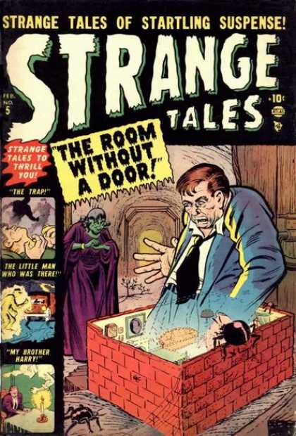 Startling Suspense - Room Without A Door - Thrill - Little Man - Brother Harry - Kevin Nowlan Strange Tales 5 - Startling Suspense - Room Without A Door - Thrill - Little Man - Brother Harry - Kevin Nowlan