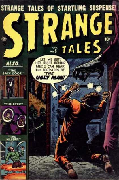 Ugly Man - Back Door - Eyes - Killers - Footsteps - Kevin Nowlan Strange Tales 6 - Ugly Man - Back Door - Eyes - Killers - Footsteps - Kevin Nowlan
