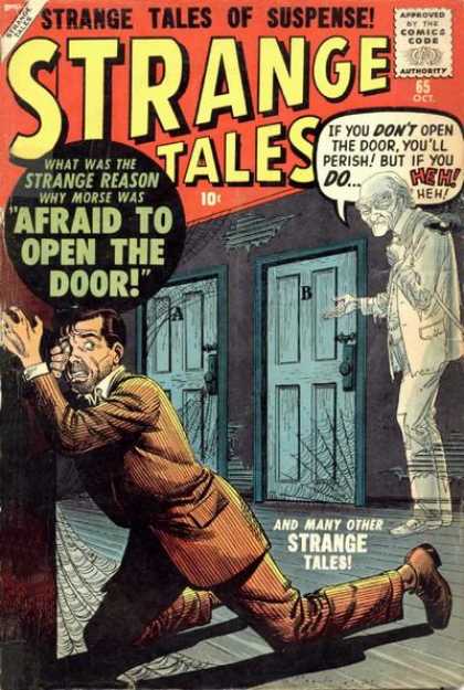 Strange Tales 65 - Suspense - Ghost - Morse - Door A - Door B