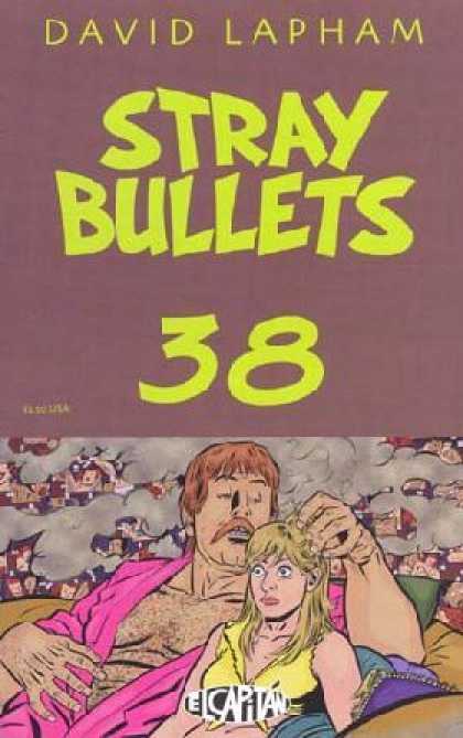 Stray Bullets 38 - David Lapham - 38 - Couple - Hairy - Smoke - David Lapham