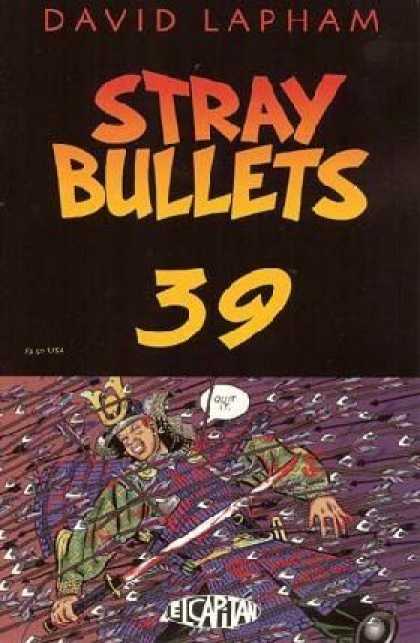 Stray Bullets 39 - David Lapham - Quit It - 39 - Sword - Elcapitan - David Lapham