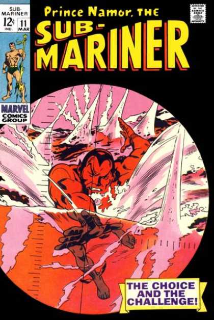 Sub-Mariner (1968) 11 - Prince Namor - Water - Choice - Challenge - Red - Gene Colan