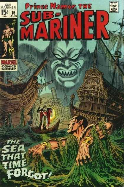 Sub-Mariner (1968) 16 - Marvel - Marvel Comics - Sub-mariner - Prince Namor - The Sea That Time Forgets
