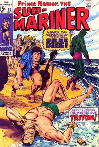Sub-Mariner (1968) 18 - Namor - Marvel Comics Group - Prince Namor - Triton - Mysterious