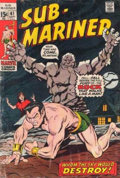 Sub-Mariner (1968) 41 - Sub-mariner - Rock - Marvel - 41 Sept
