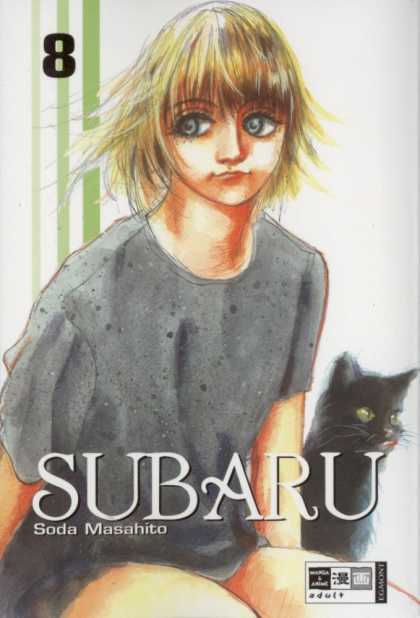 Subaru 8 - Black Cat - Magic - Wide Eyed - Blonde Hair - Woman