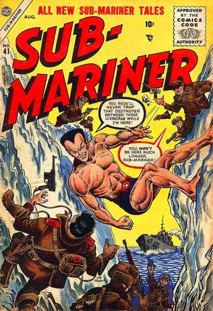 Submariner 41 - All New Tales - Guns - Cliffs - Snow - Approved By The Comics Code Authority