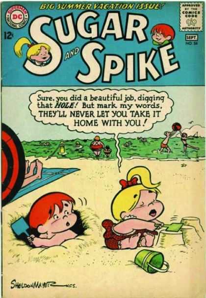 Sand - Water - Big Summer Vacation Issue - Blonde Hair - Red Hair Sugar and Spike 54 - Sand - Water - Big Summer Vacation Issue - Blonde Hair - Red Hair
