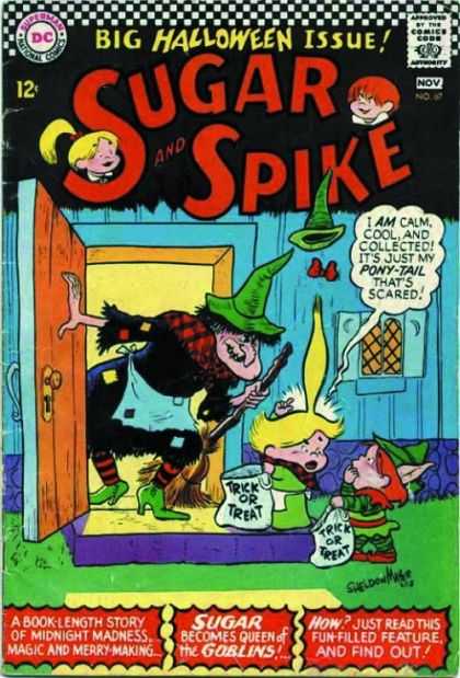 Sugar and Spike 67 - Witch - Halloween - Trick - Treat - Broomstick