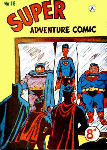 Super Adventure Comic 15 - Funhouse - Issue 15 - Batman - Superman - Golden Age Comics