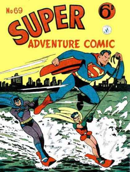 Super Adventure Comic 69 - Superman - Batman - Robin - Heroes - Adventure