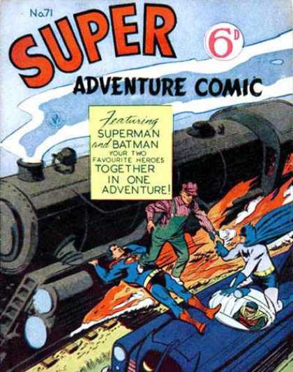 Super Adventure Comic 71 - Super Heros - Crazy Train - Saving People - Firer - Crashing