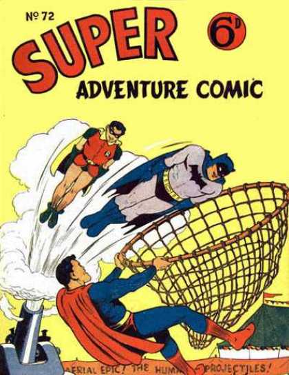 Super Adventure Comic 72 - Robin - Dc Comics - Superman - Detective Comics - Bateman