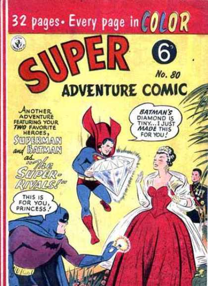 Super Adventure Comic 80 - Superman - Diamond - Tiara - Super Rivals - Princess
