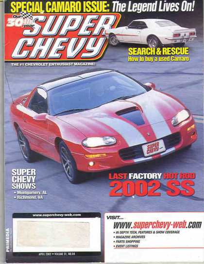 Super Chevy - April 2002