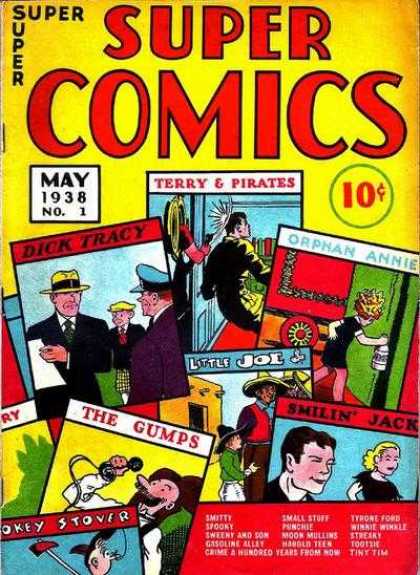 Super Comics 1 - Dick Tracy - Terry U0026 Pirates - The Gumps - Smiling Jack - Orphan Annie