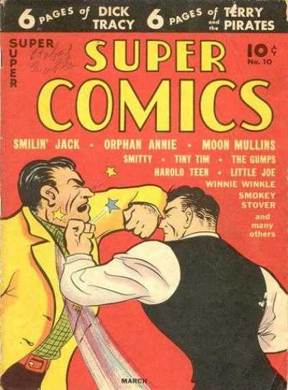 Super Comics 10 - Dick Tracy - Terry Pirates - Smilin Jack - Orphan Annie - No 10