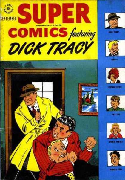 Super Comics 100 - September - Dick Tracy - Cap - A Bell Magazine - Tie