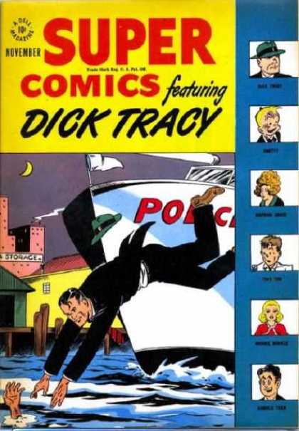 Super Comics 102 - Water - Boat - Jump - Police - Crime