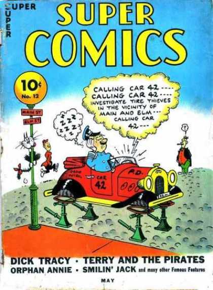 Super Comics 12 - Funny - Police - Crime - Famous - Confused