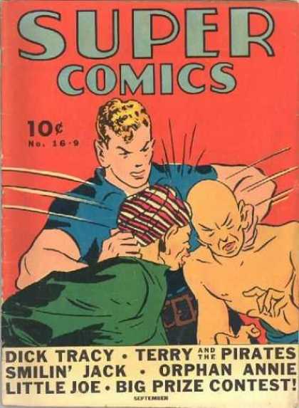 Super Comics 16 - 10 - Cents - Dick Tracy - Fight - Orphan Annie