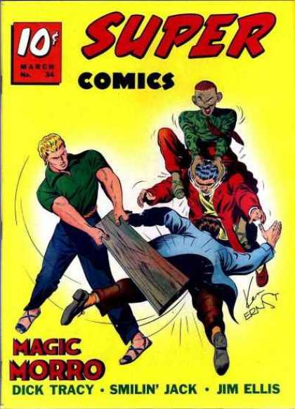 Super Comics 34 - Super - Hair - Plank - Fighting - Muscles