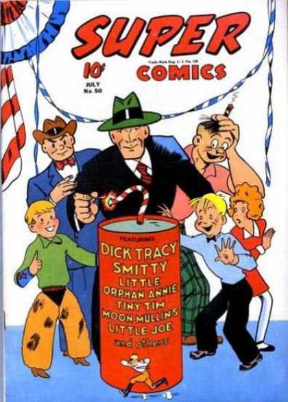 Super Comics 50 - Dick Tracy - Tiny Tim - Orphan Annie - Little Joe - Tnt
