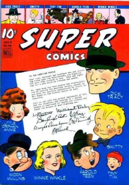Super Comics 86 - Dick Tracy - Smitty - Tiny Tim - Annie - To The American People