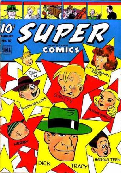 Super Comics 87 - Tiny Tim - Smitty - Moon Mullins - Little Orphan Annie - Herby