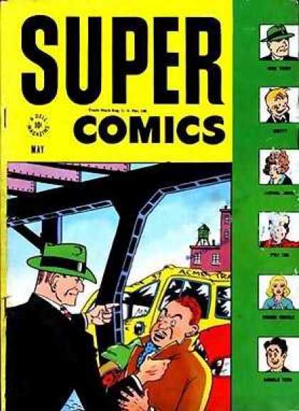 Super Comics 96 - Cops And Robbers - Golden Age - Dames - Junkyards - Car Wrecks