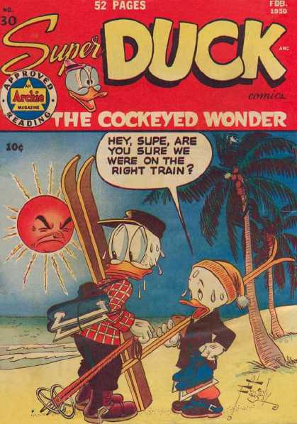 Super Duck 30 - The Cockeyed Wonder - Beach - Skis - Palm Trees - Sweating