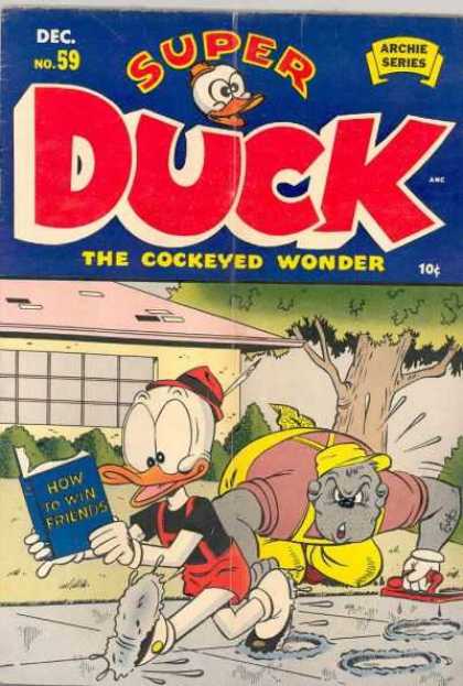 Super Duck 59 - Wonder - How To Win Friends - Wet Cement - Duck - Archie Series