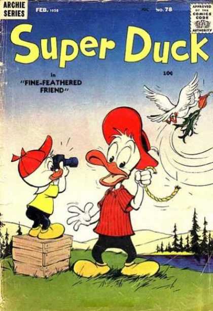 Super Duck 78 - Archie Series - Fine Feathered Friend - Pelican - Stolen Fish - Camera