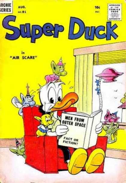 Super Duck 81 - Archie - Archie Comics - Men From Outer Space - Mice - Duck