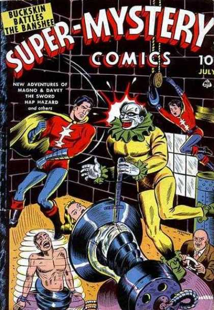 Super-Mystery Comics 17 - Buckskin Battles The Banshee - New Adventures Of Mango U0026 Davey - The Sword - Hap Hazard - And Others