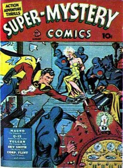 Super-Mystery Comics 2 - Action Adventure - Mystery - Magno - Kidnapping - Vulcan