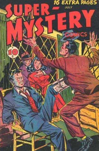 Super-Mystery Comics 36 - Window - House - Men - Woman - Chair