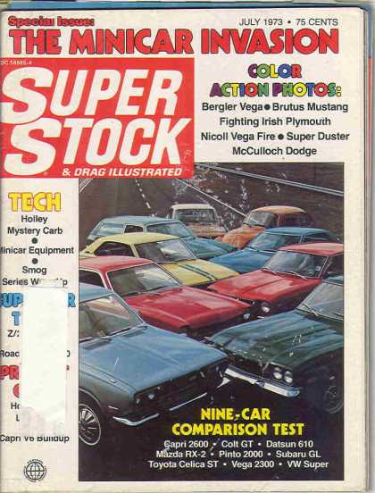 Super Stock & Dragster Illustrated - July 1973