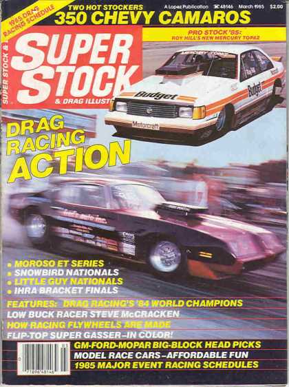 Super Stock & Dragster Illustrated - March 1985